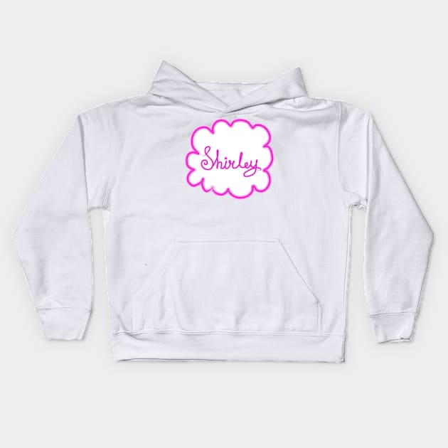 Shirley. Female name. Kids Hoodie by grafinya